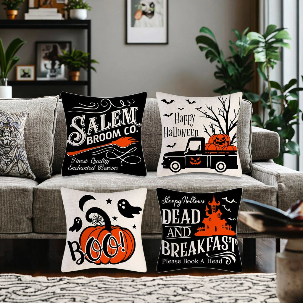 Halloween Home Decor Cushion Covers