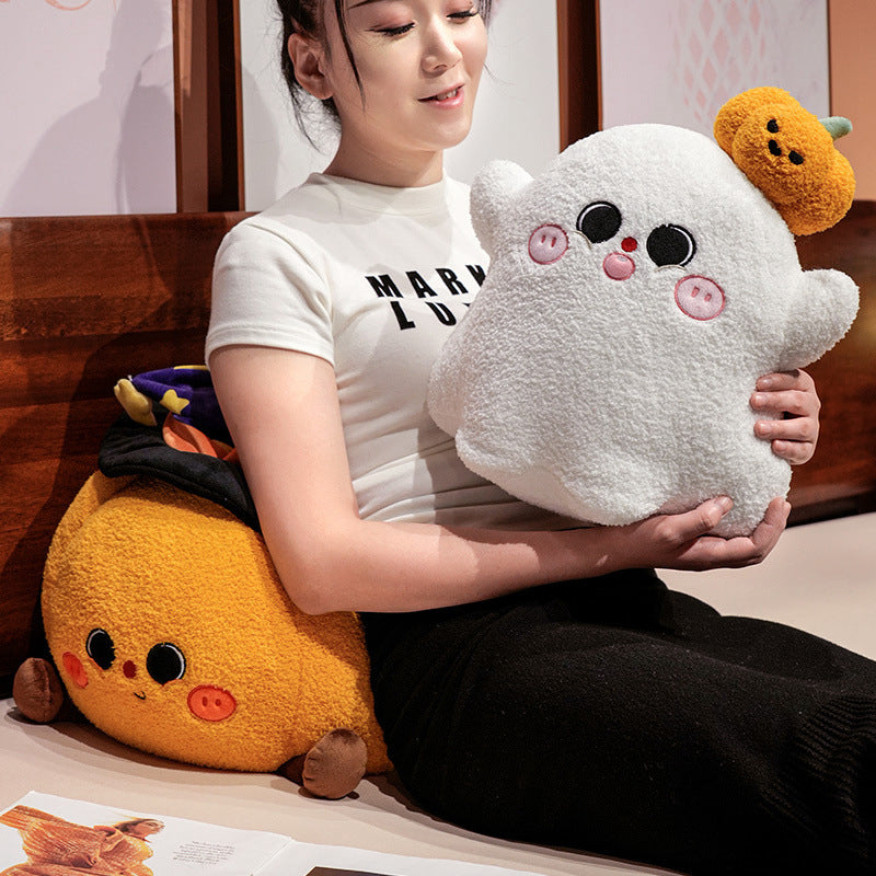 Cute Halloween Pumpkin Doll Ghost Pillow