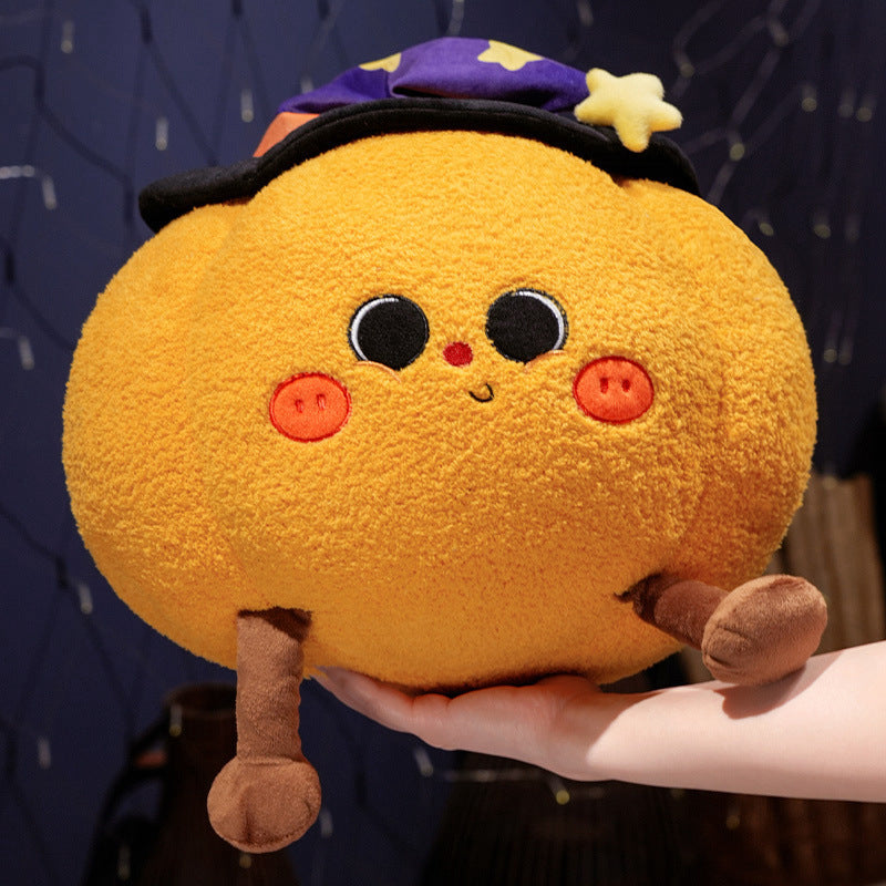 Cute Halloween Pumpkin Doll Ghost Pillow