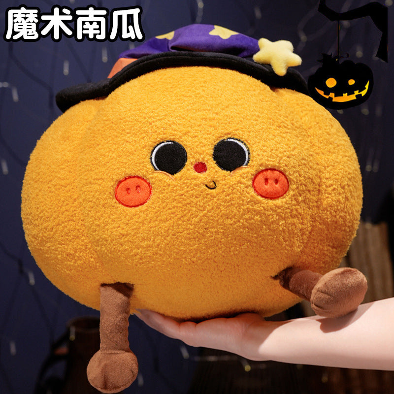 Cute Halloween Pumpkin Doll Ghost Pillow