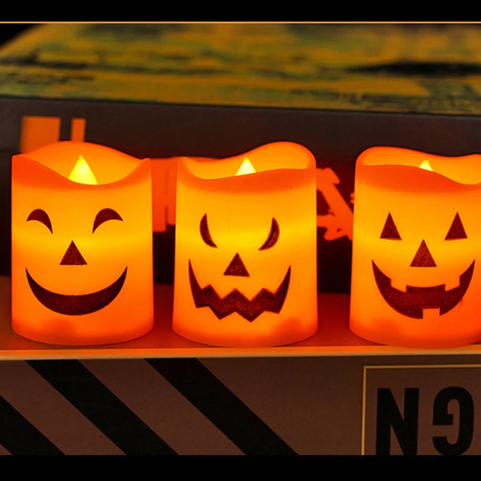 Pumpkin Lantern Candle  Light