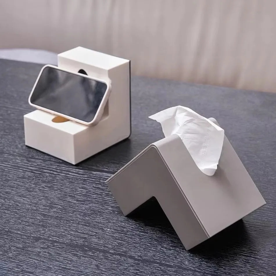 Modern Desktop Tissue Box Holder