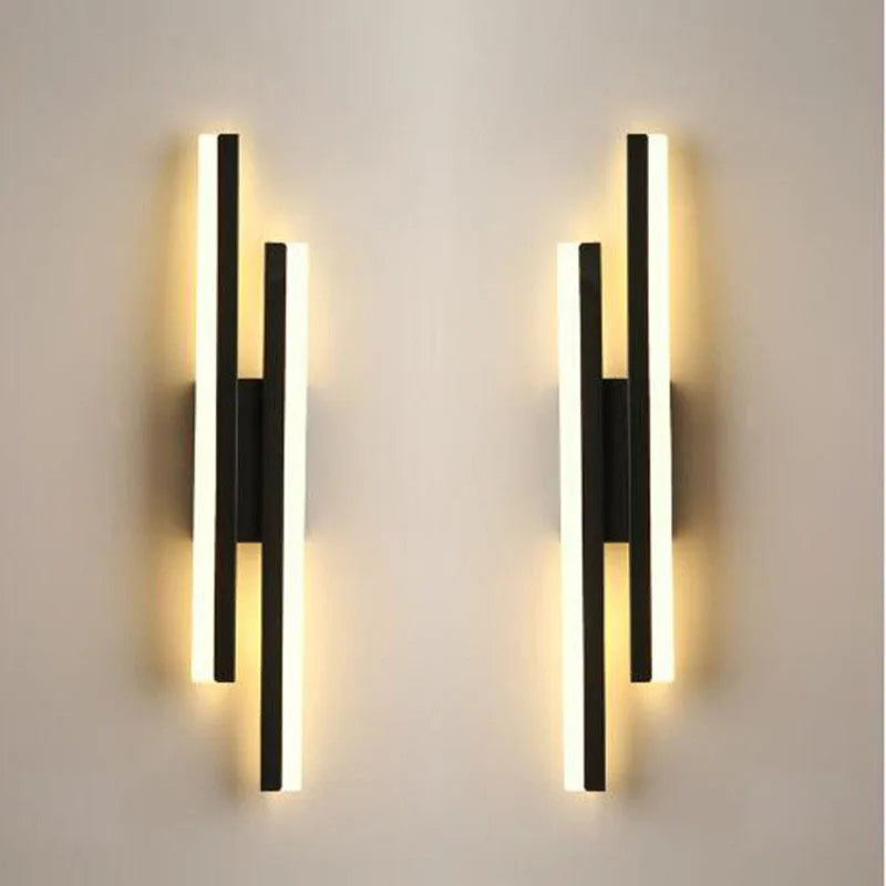 Modern LED Wall Sconce with Acrylic Shade (Dimmable)