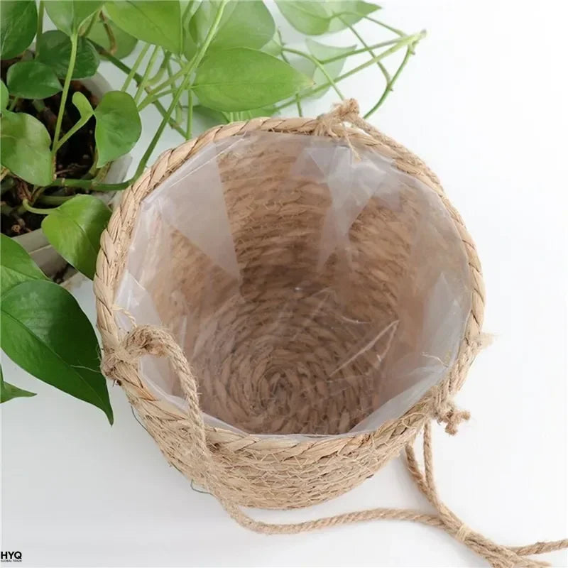 Macramé Jute Hanging Plant Basket