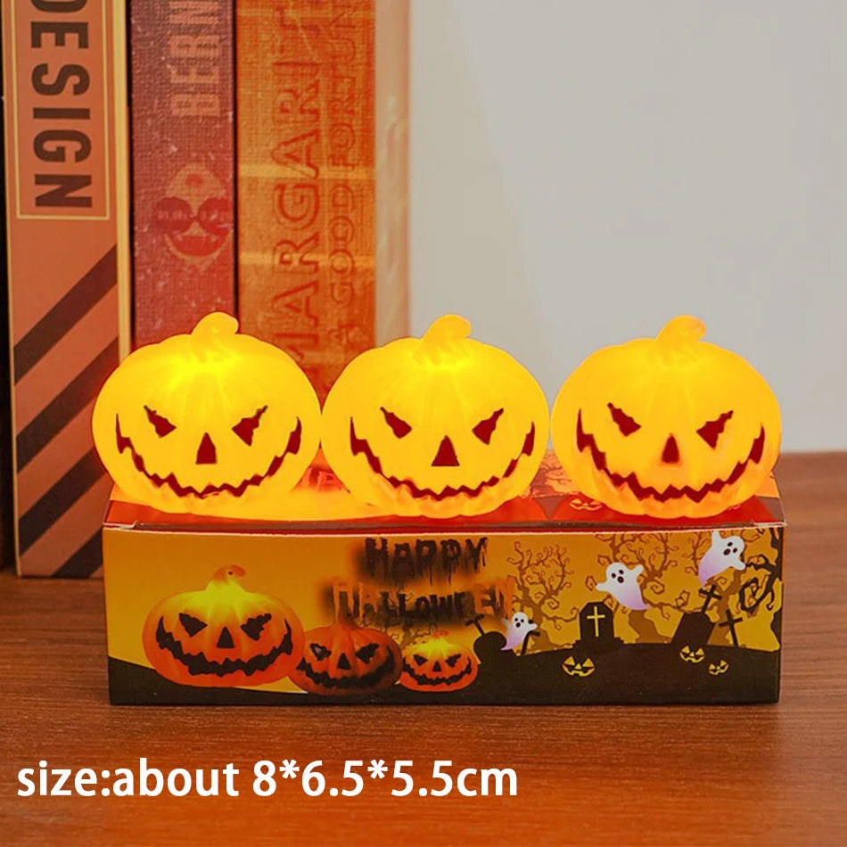 Pumpkin Lantern Candle  Light