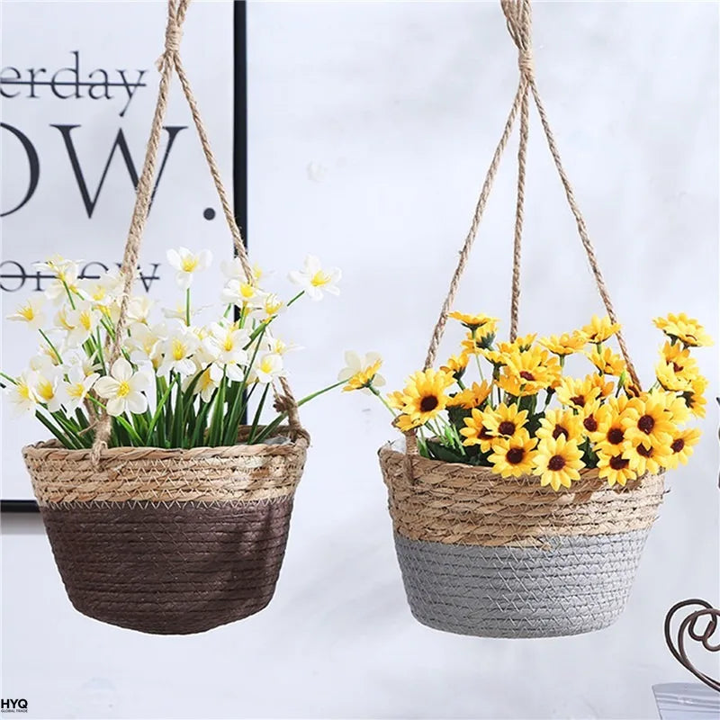 Macramé Jute Hanging Plant Basket