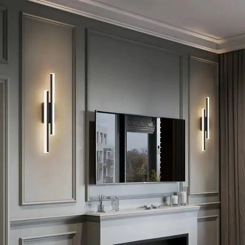Modern LED Wall Sconce with Acrylic Shade (Dimmable)