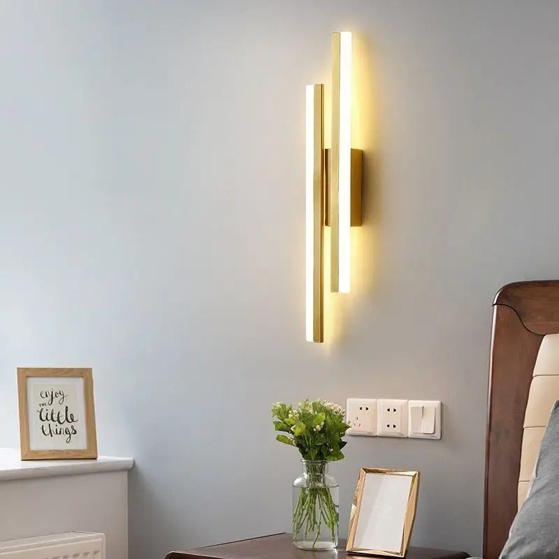 Modern LED Wall Sconce with Acrylic Shade (Dimmable)