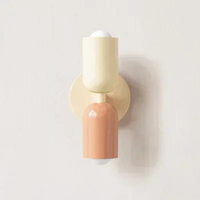 Colourful Nordic Wall Lamp (E27, Double Head)