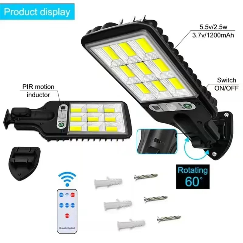 Solar Outdoor Wall Sconce Light