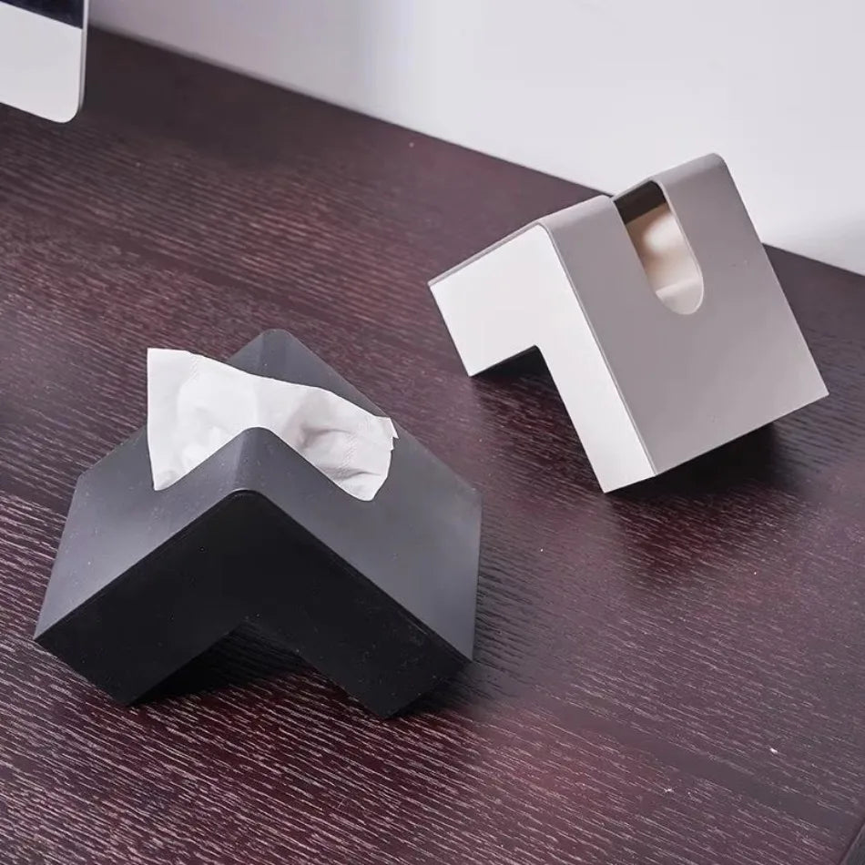 Modern Desktop Tissue Box Holder