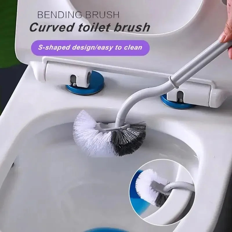 S-Shaped Long Handle Toilet Brush