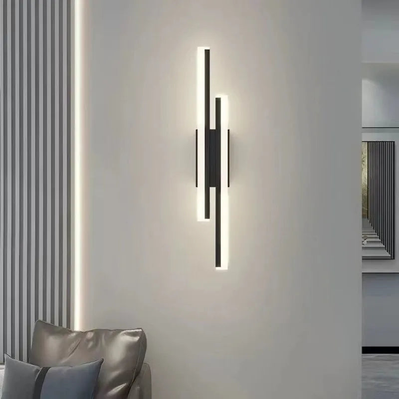 Modern LED Wall Sconce with Acrylic Shade (Dimmable)