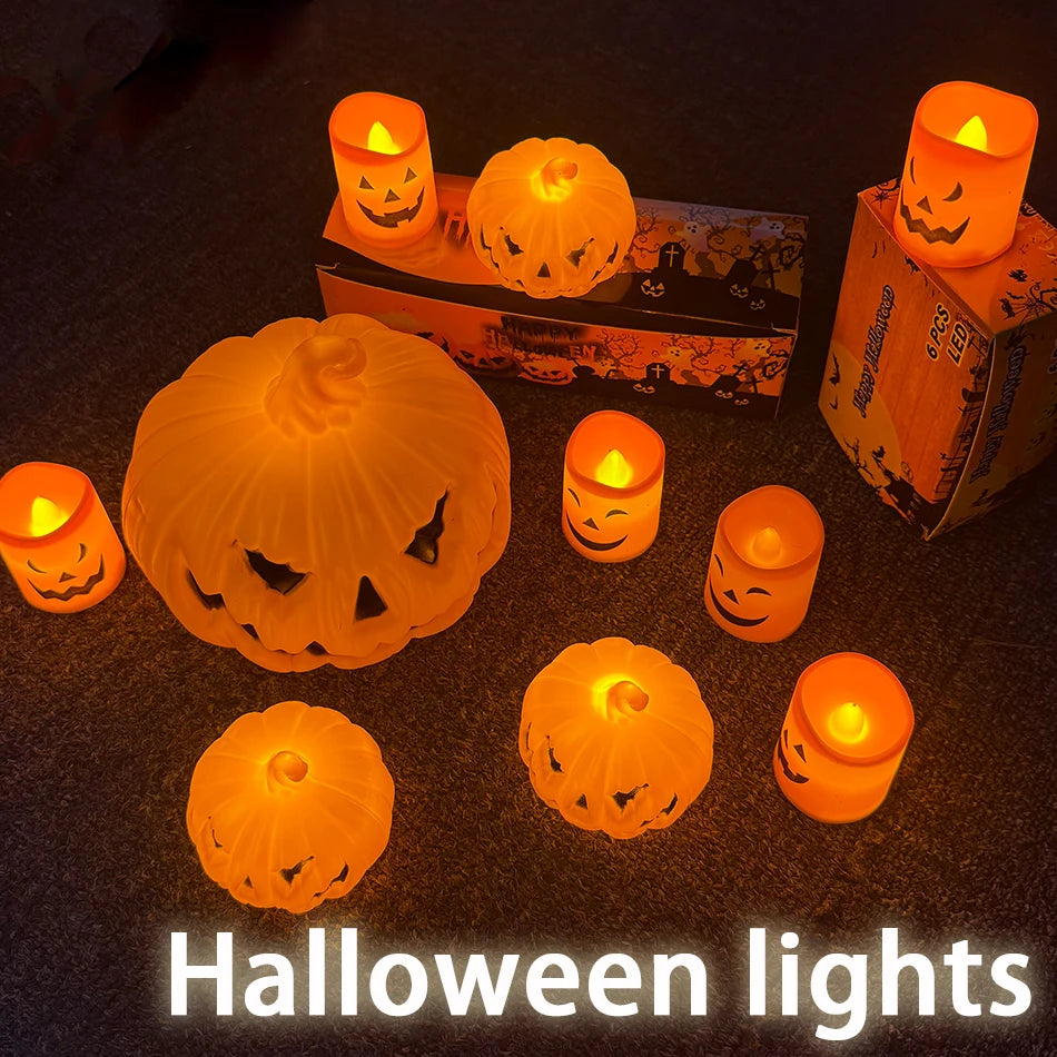 Pumpkin Lantern Candle  Light