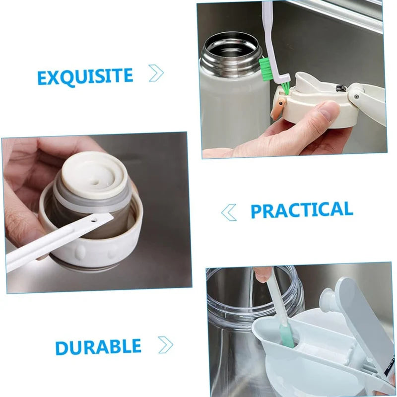 Household Cleaning Brush Kit (Bottle, Straw & Window)