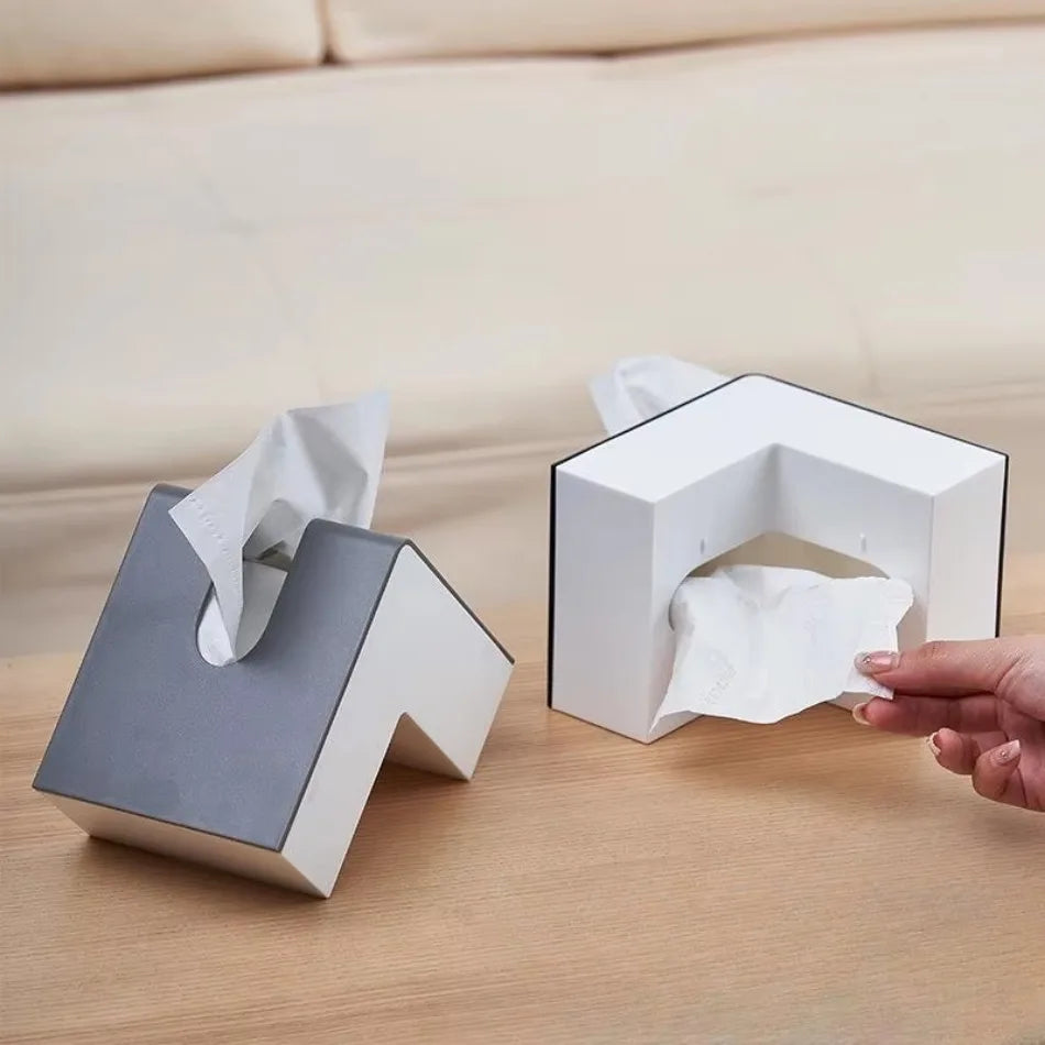 Modern Desktop Tissue Box Holder