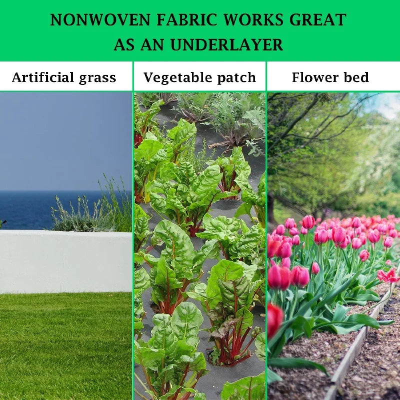 Heavy-Duty Weed Barrier Landscape Fabric