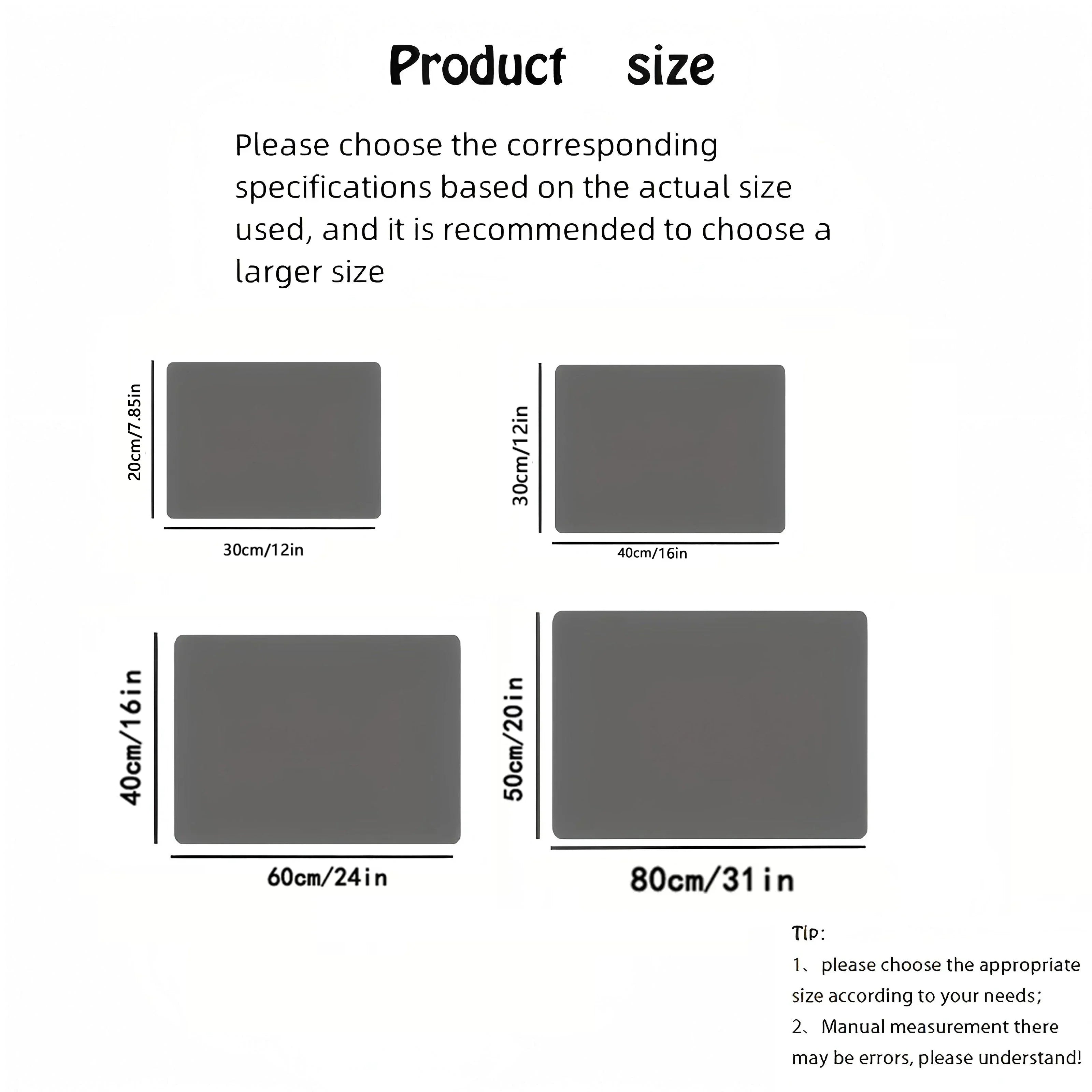 Absorbent Diatomite Kitchen Drain Mat