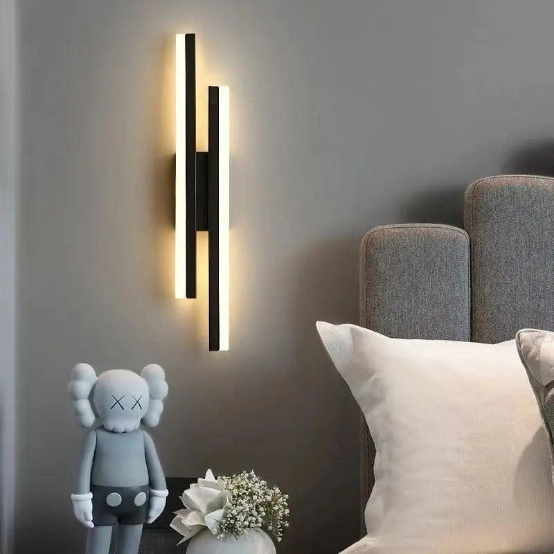 Modern LED Wall Sconce with Acrylic Shade (Dimmable)