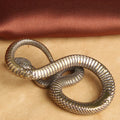Vintage Brass Snake Figurine Desk Ornament