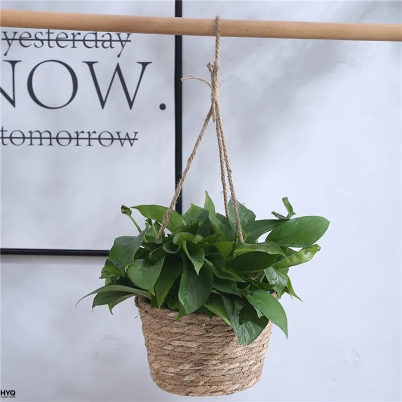 Macramé Jute Hanging Plant Basket