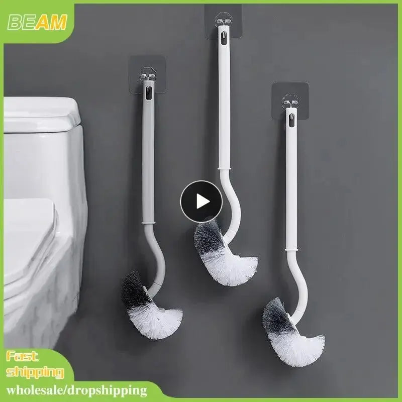 S-Shaped Long Handle Toilet Brush