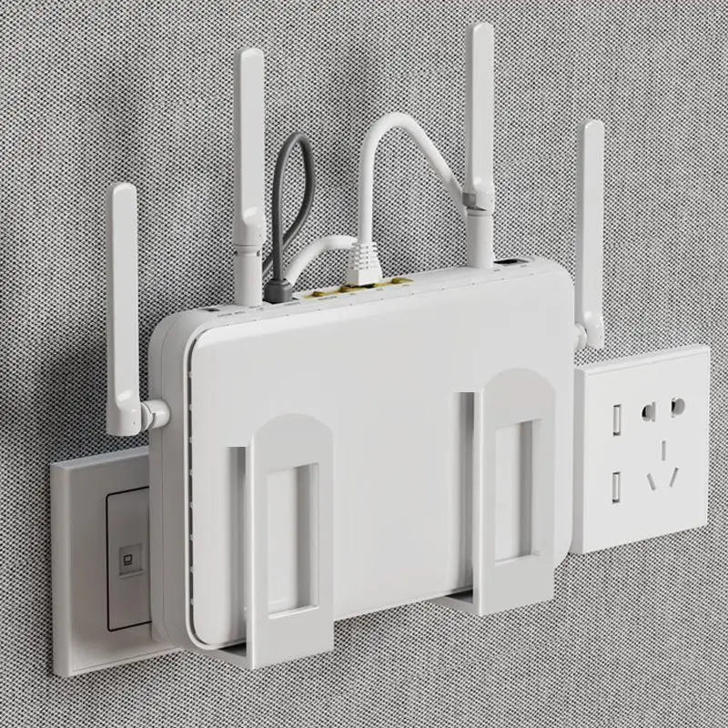 Wall-Mounted Router & Set-Top Box Bracket (Set of 2)