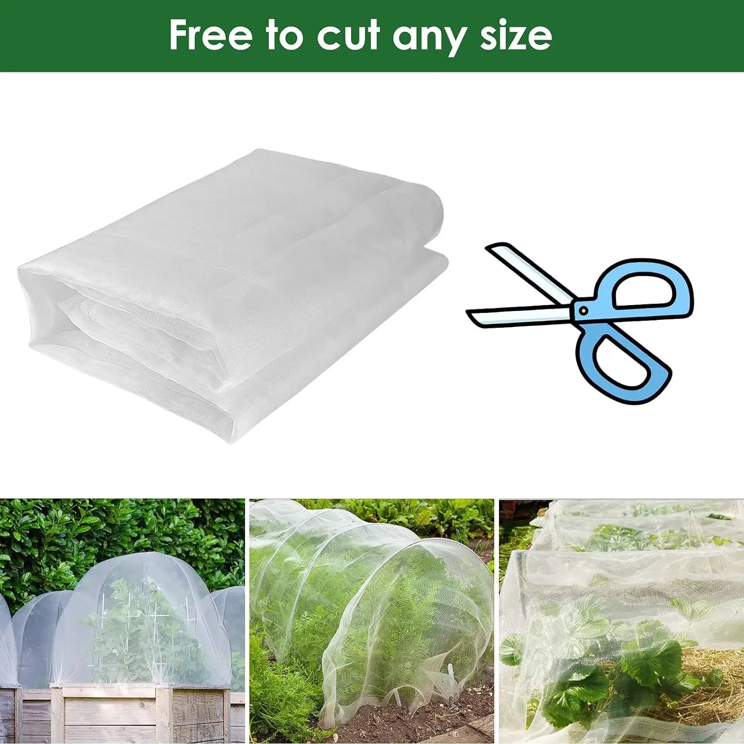 60-Mesh Garden Insect Protection Netting