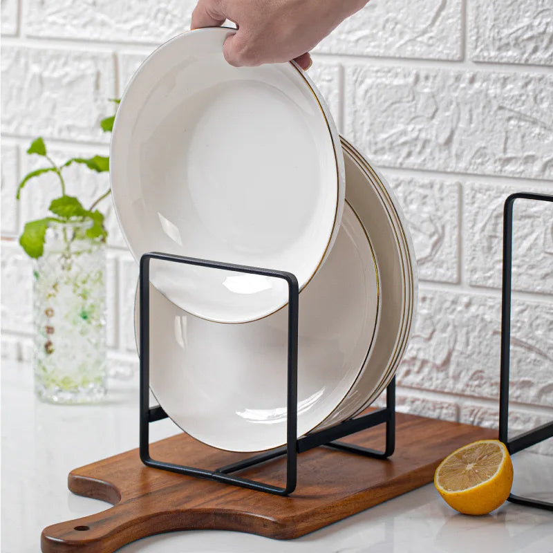 Iron Countertop Plate & Dish Drain Rack