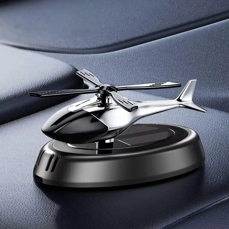 Solar Airplane Car Freshener & Dashboard Ornament