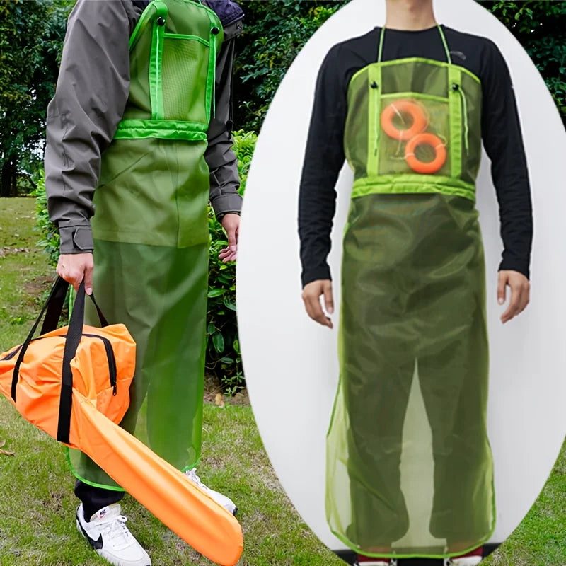 Lawn Mowing Apron with Shoulder Harness