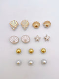 14 Pieces of Golden Shell Shoes Decorative DIY Casual Accessories - Fun and Multi-functional Personalized Shoe Design Method