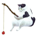 Resin Fishing Ornament for Aquariums & Desktops