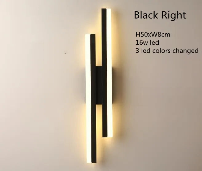 Modern LED Wall Sconce with Acrylic Shade (Dimmable)